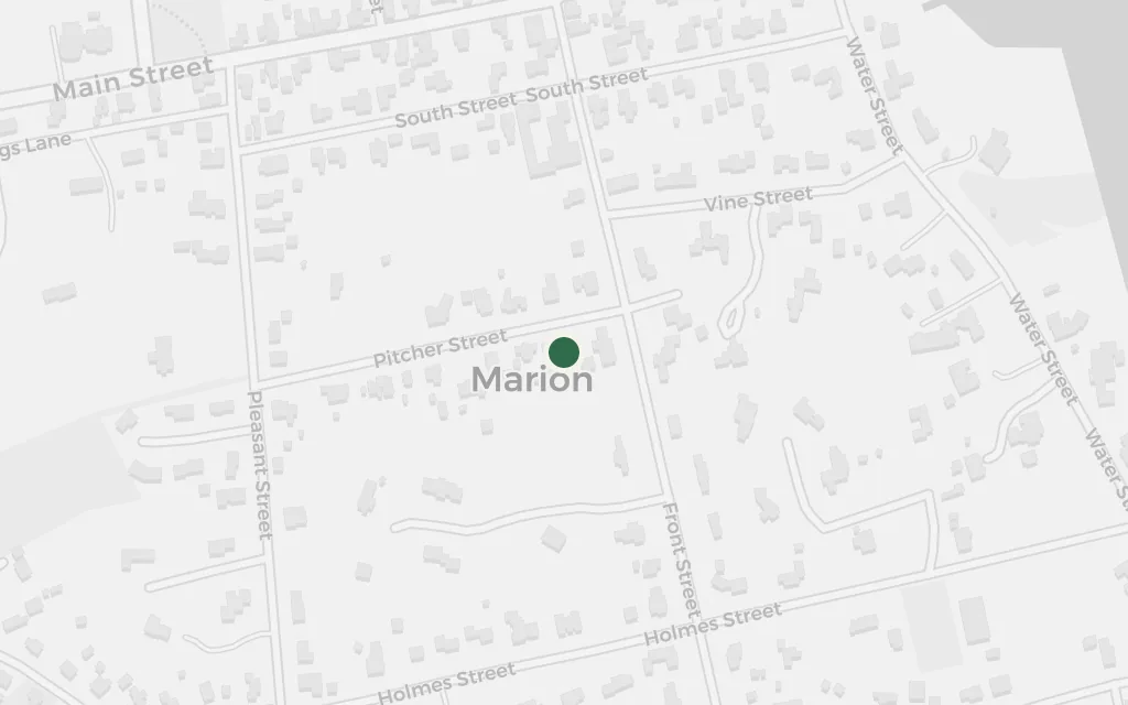 Map of Marmion (Marion), Cape Cod today