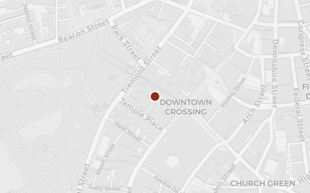 Map of The Music Hall: the climax today