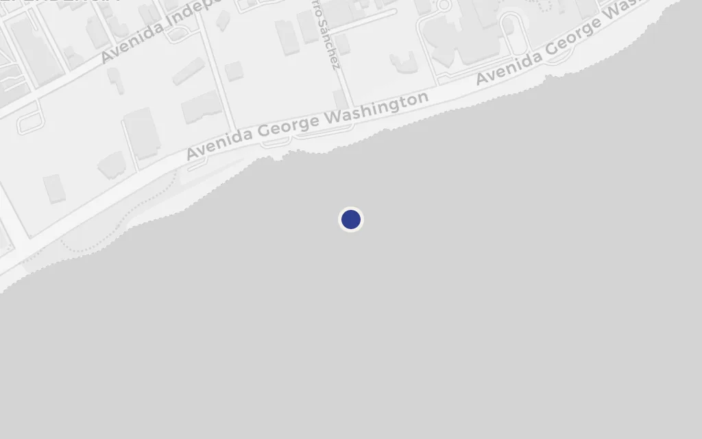 Map of The Malecón today