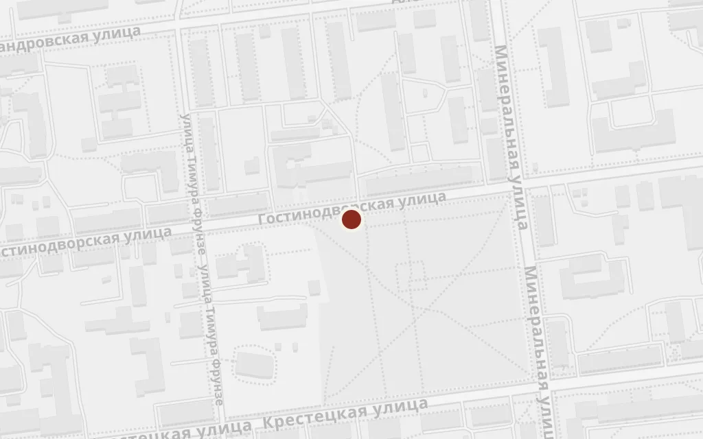Map of The tavern today
