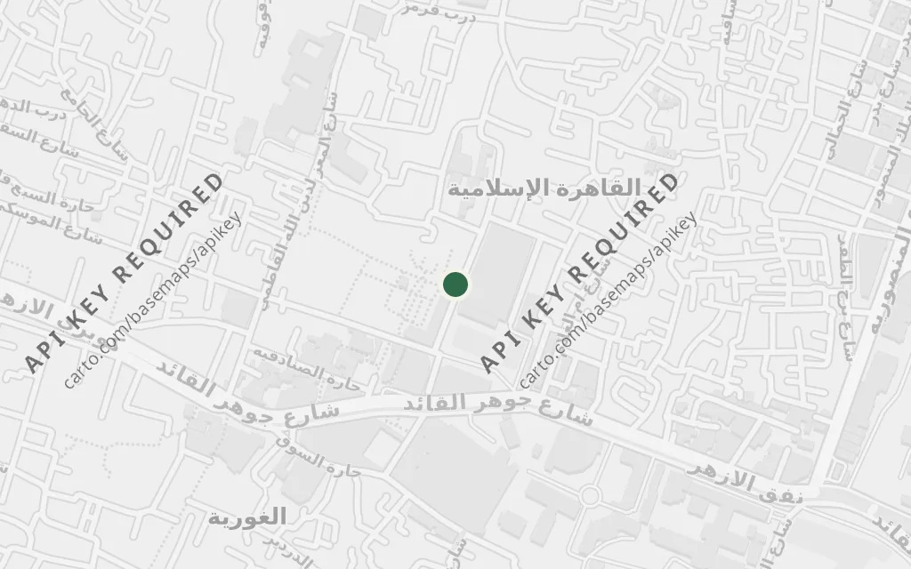 Map of The al-Husayn Mosque (Sayyidna al-Husayn) today