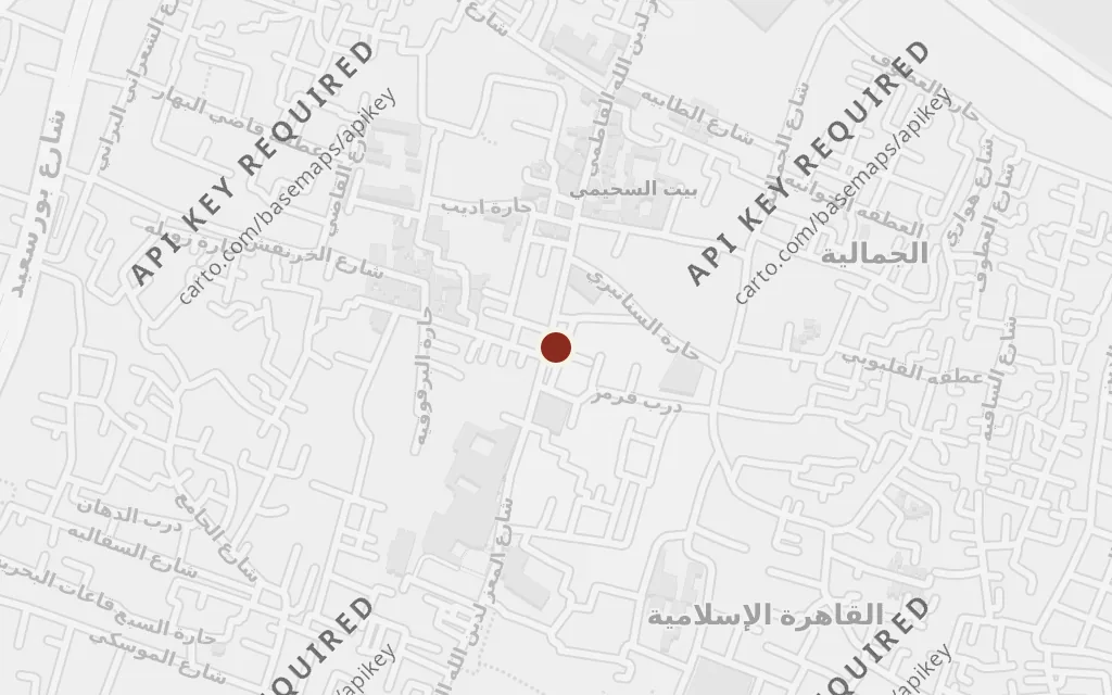 Map of Bayn al-Qasrayn (Palace Walk) today