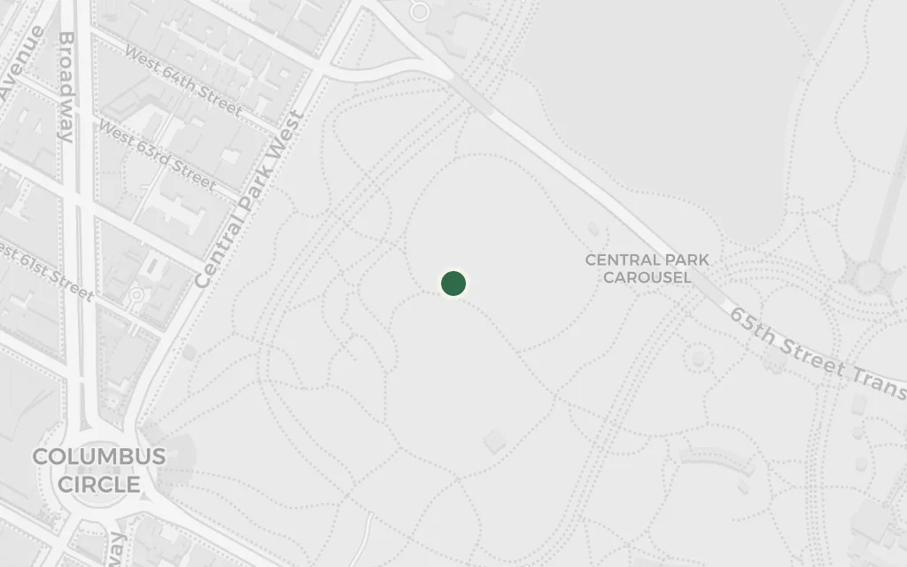 Map of The Central Park Carousel today