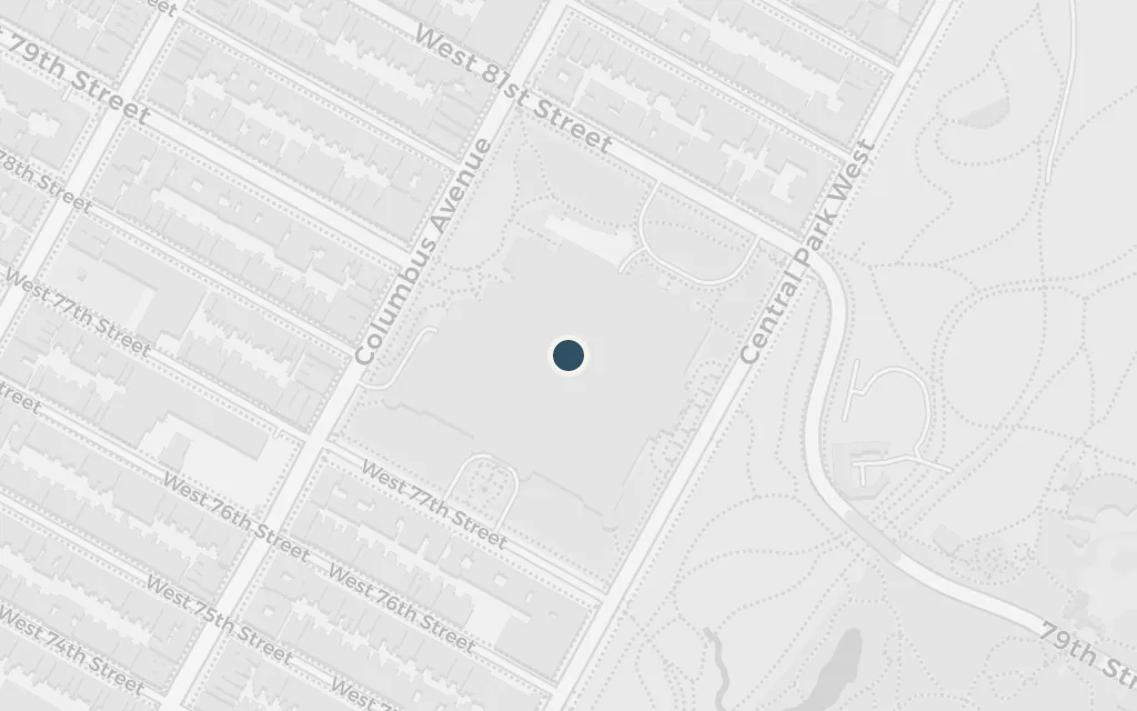 Map of The American Museum of Natural History today