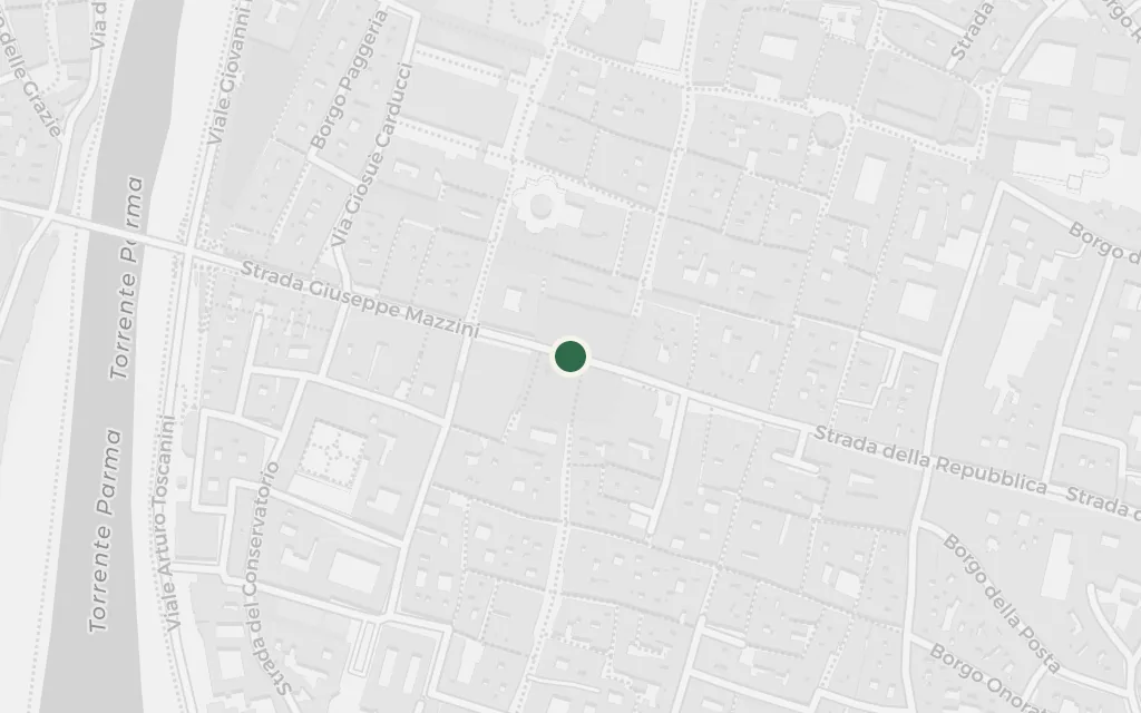 Map of Parma and the court today