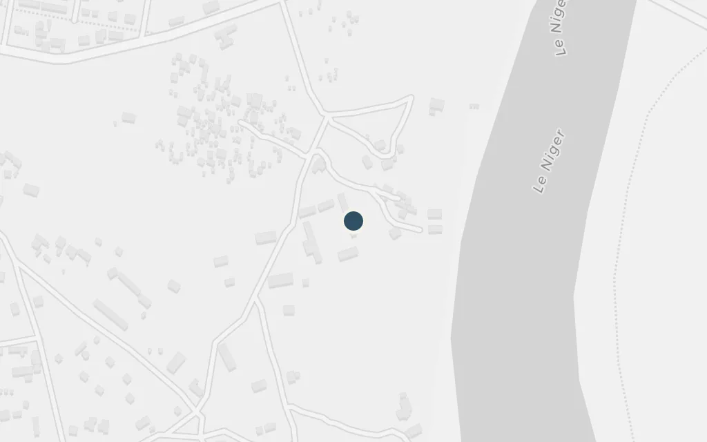 Map of The initiation grove today