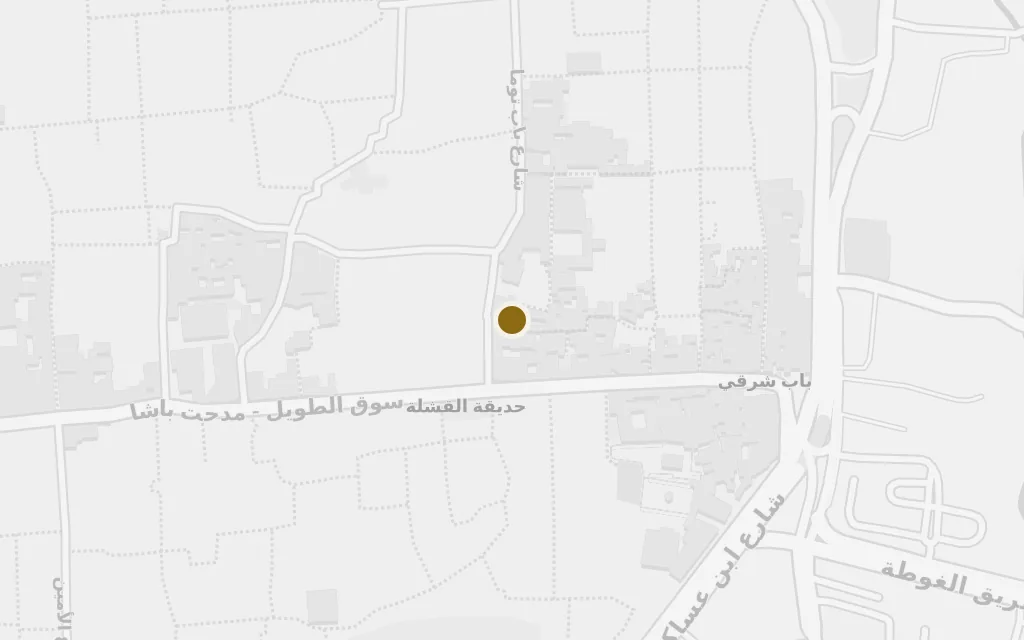 Map of The Straight Street today