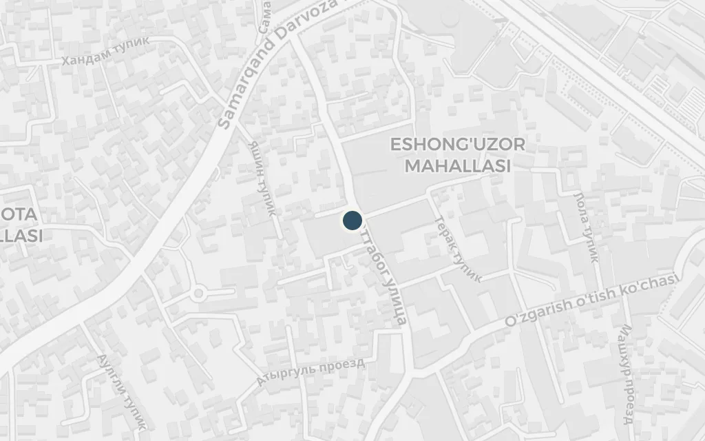 Map of The NKVD prison, Tashkent today