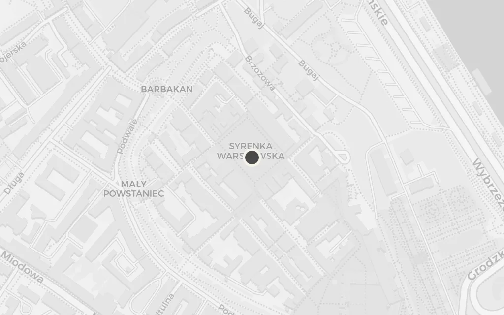 Map of The Old Town and the promenade today