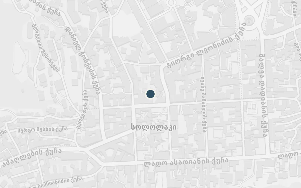 Map of The family house, Sololaki today