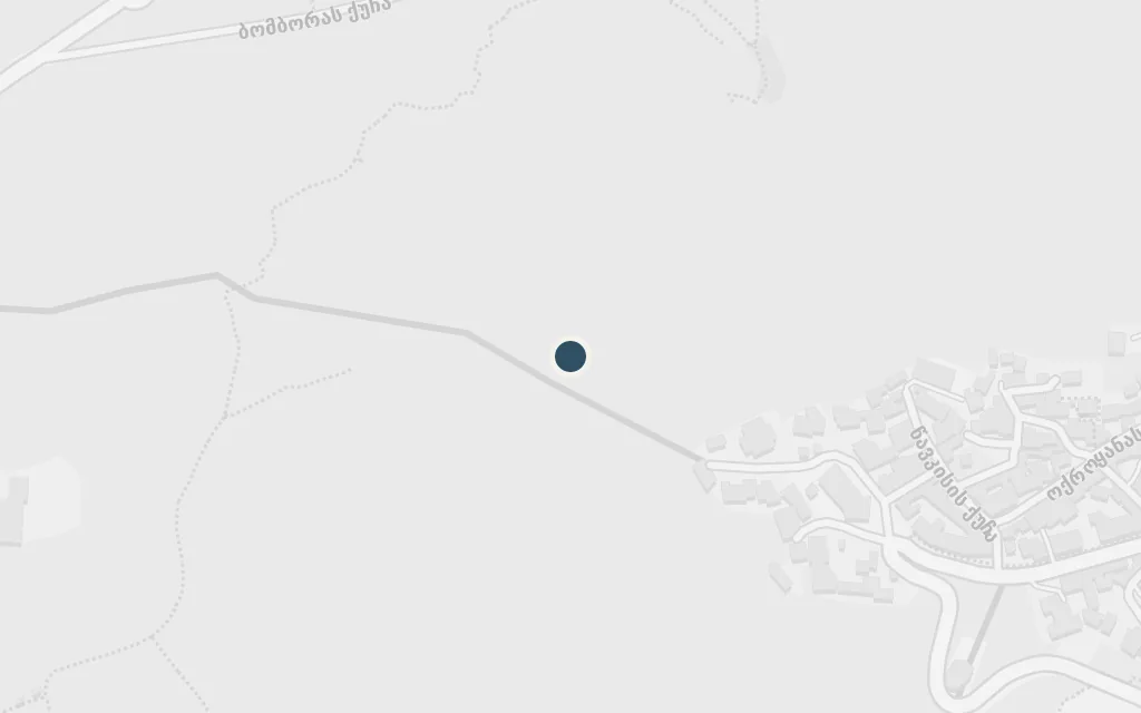 Map of Mtatsminda, the holy mountain today