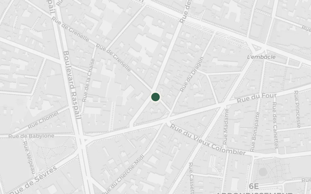 Map of The Josse family flat today