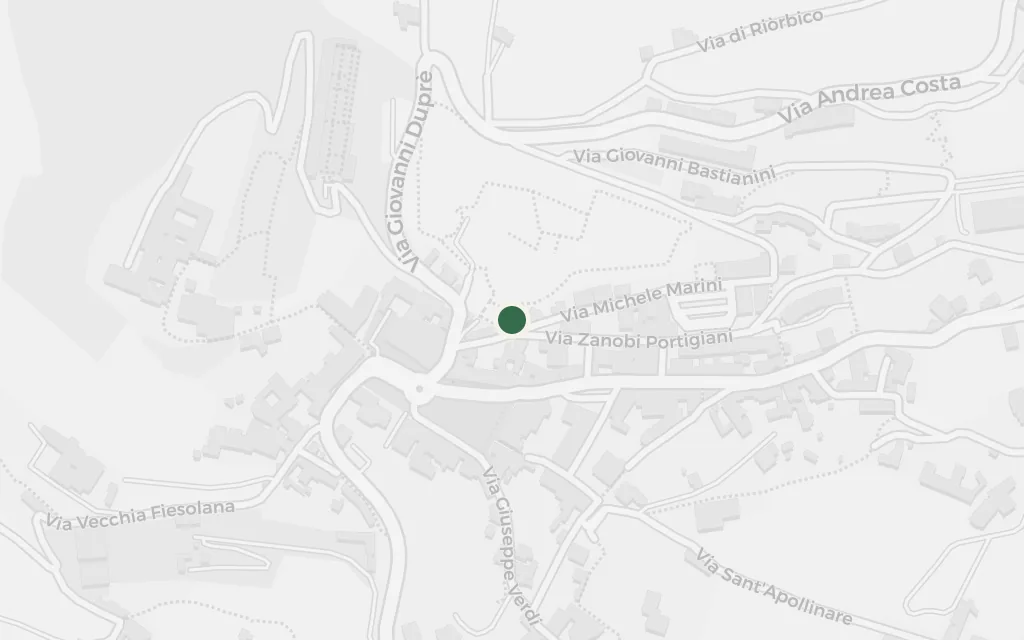 Map of The hills of Fiesole today