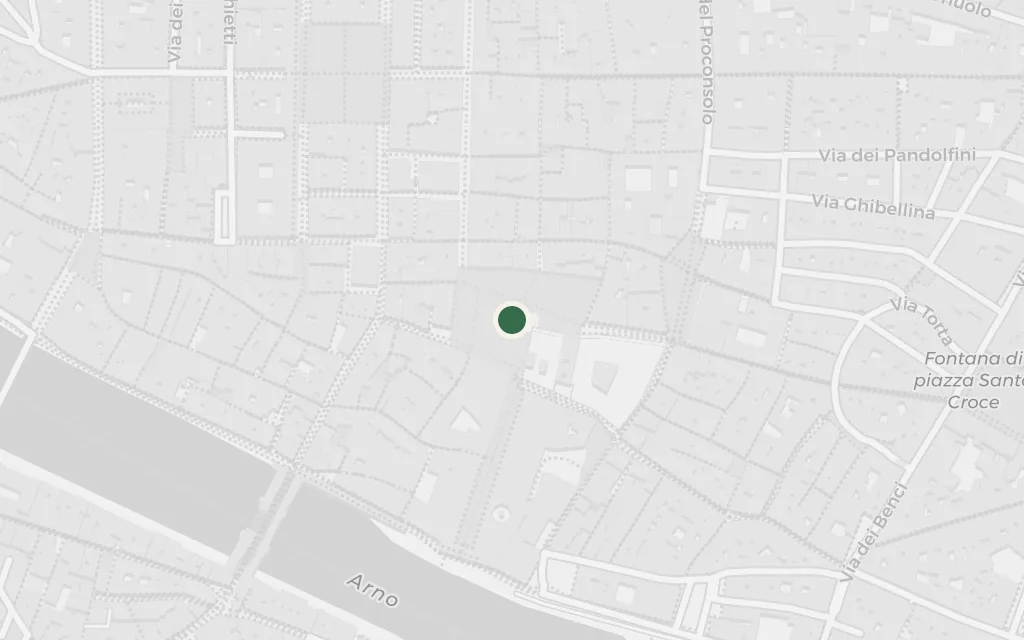 Map of Florence, in the valley below today