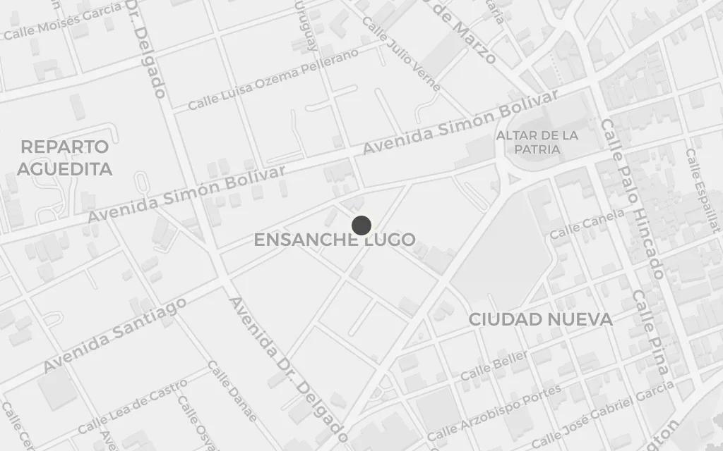 Map of La Cuarenta (La 40) today