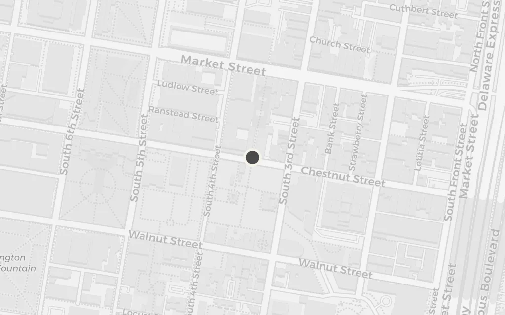 Map of The Chicago-fire panic, Third Street today