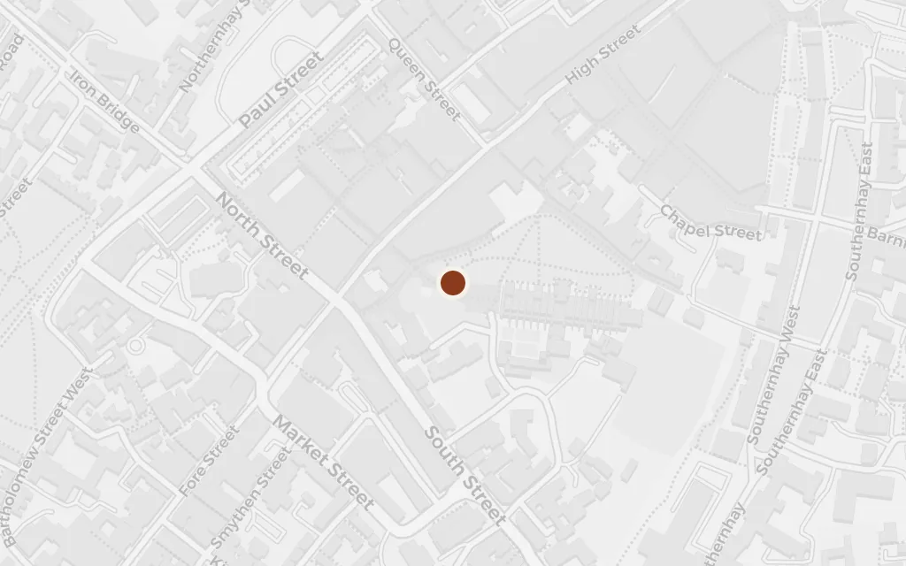 Map of Exeter today