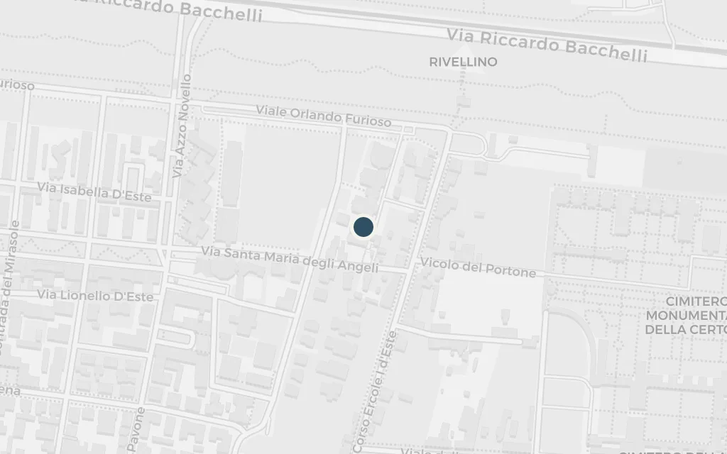Map of The Mura degli Angeli (the city walls) today