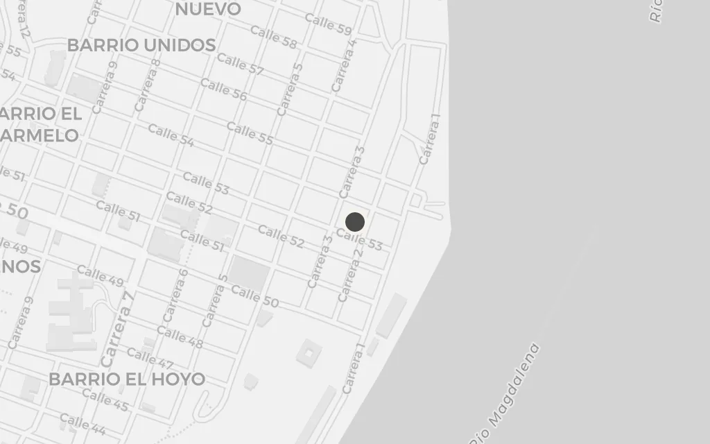 Map of The Magdalena River (the descent) today