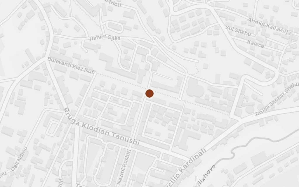 Map of The labourers' work camp today