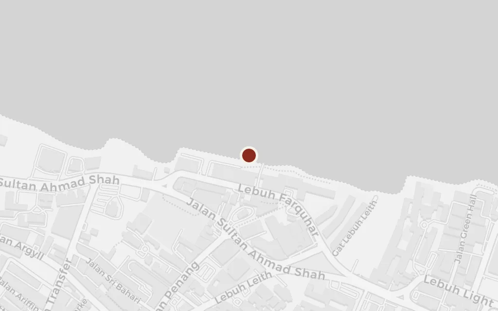 Map of Colonial George Town today