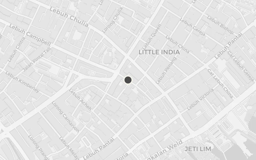 Map of George Town under occupation today