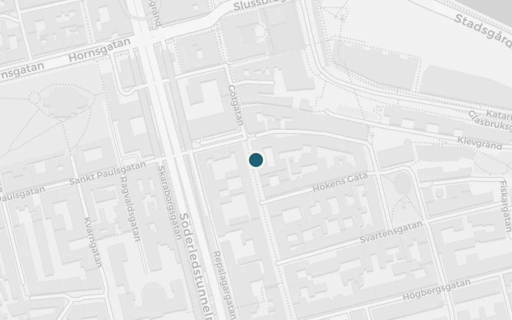 Map of The Millennium offices, Götgatan today