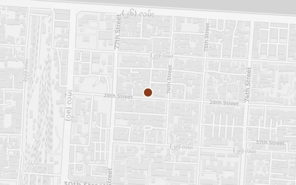 Map of Mandalay (Rajkumar's start) today
