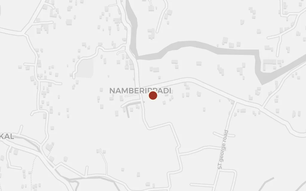 Map of The Meenachal river today