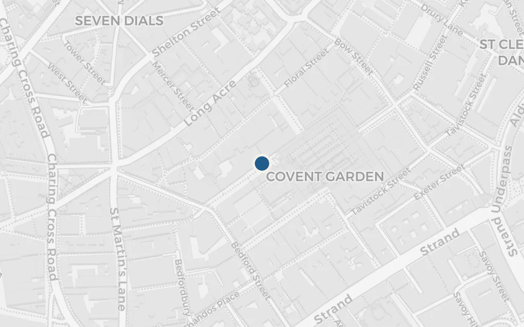 Map of Communist Party HQ, 16 King Street today