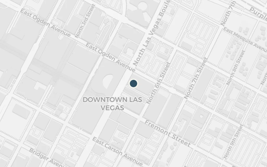 Map of The desert suburb, Las Vegas today