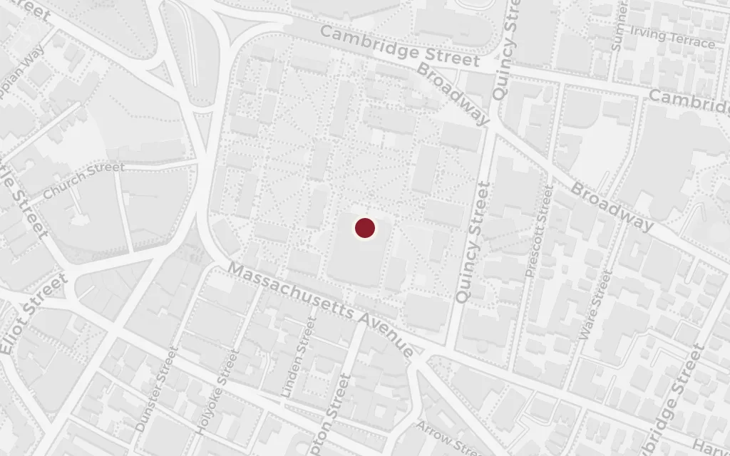 Map of Widener Library today