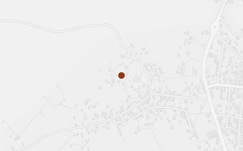 Map of The border district of Pende today