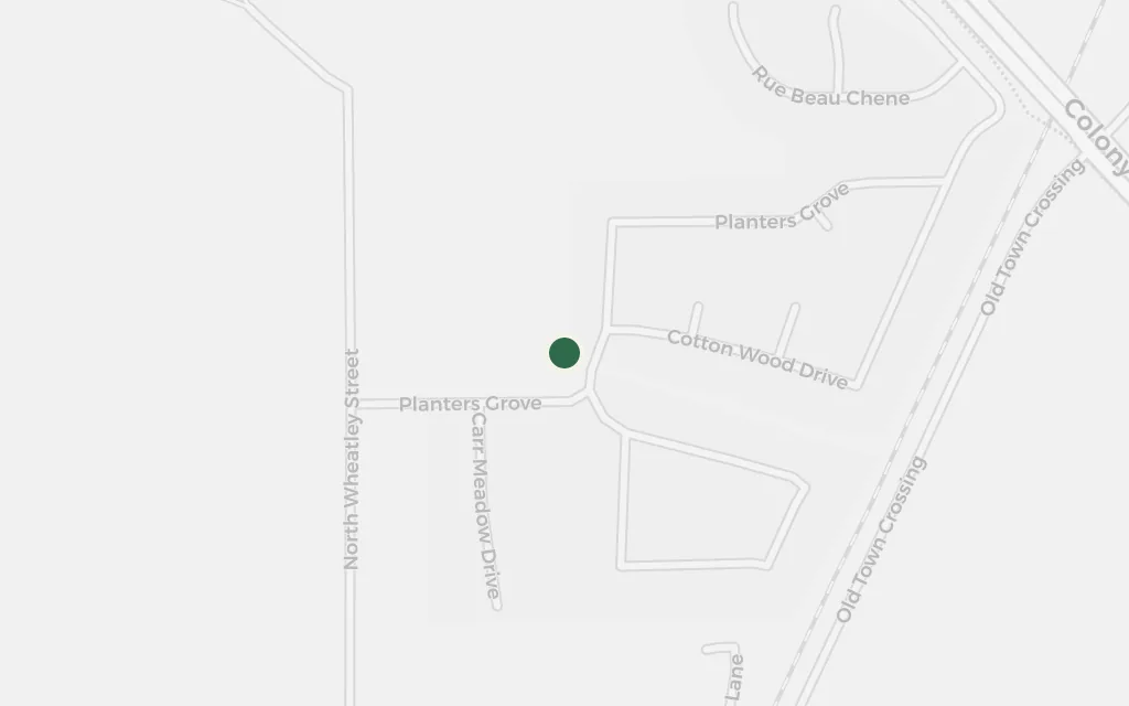 Map of Longleaf, the Phelan cotton farm today