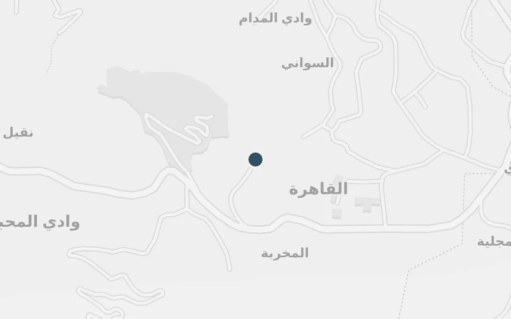 Map of Al-Qahira fortress, the governor's palace today