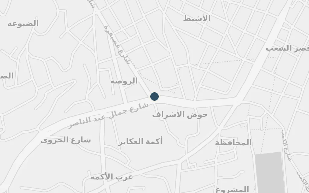Map of The city of Taiz today