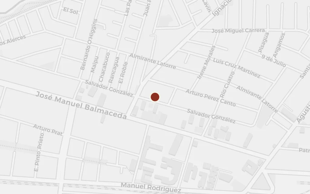 Map of The Tres Marías estate today