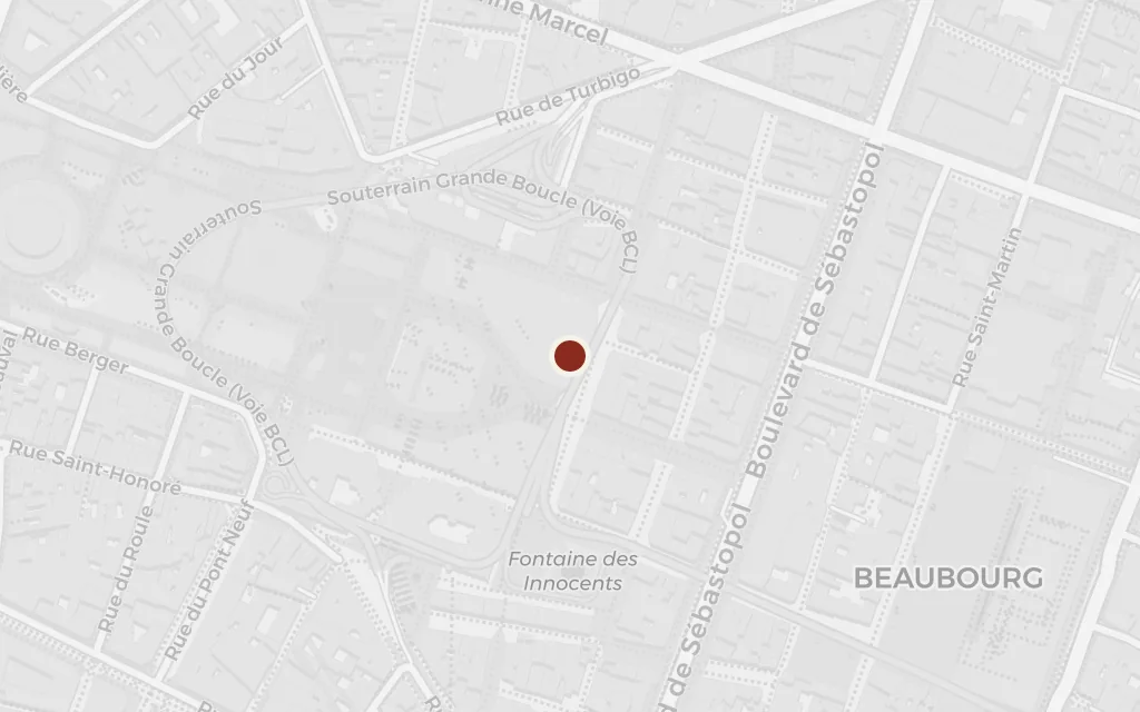 Map of The Court of Miracles today