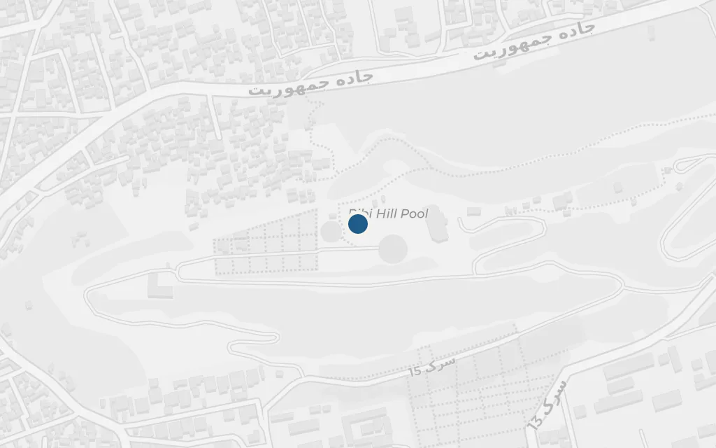Map of The kite-fighting hill today