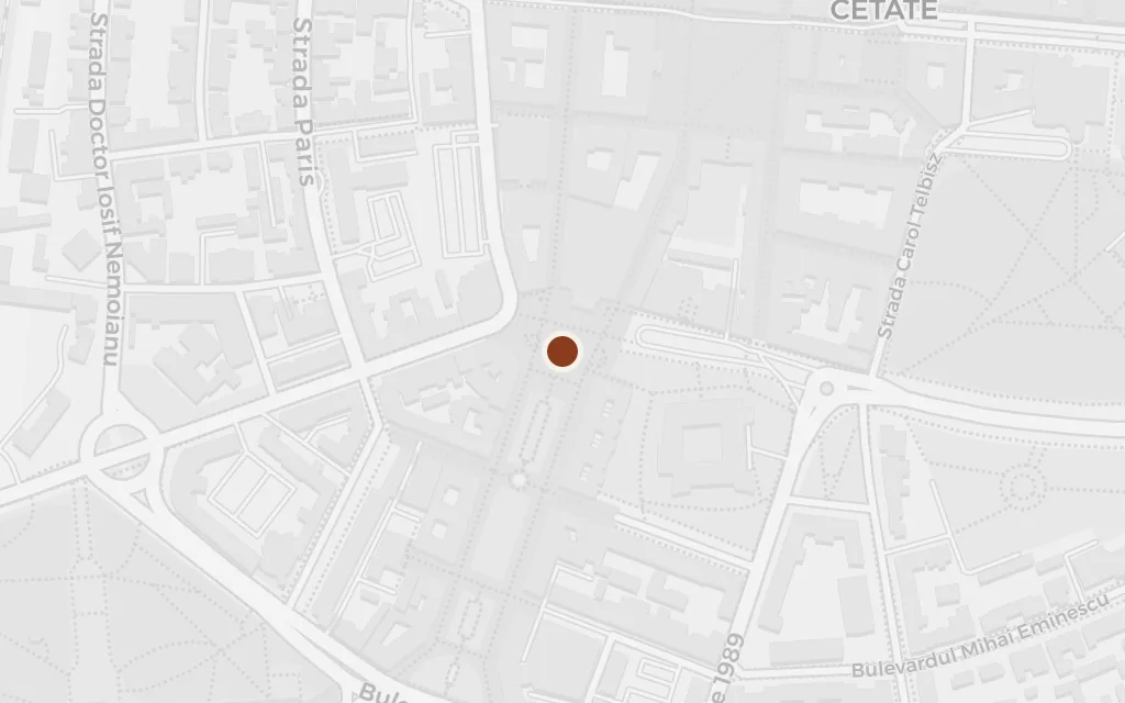 Map of The city streets and factories today