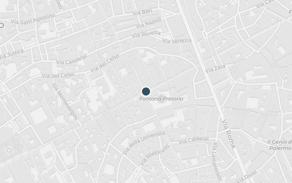 Map of The city of Palermo today