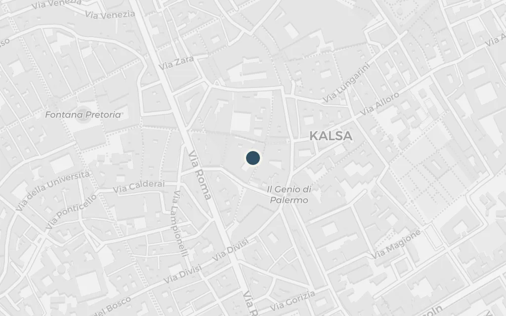 Map of The grand ball, Palermo today