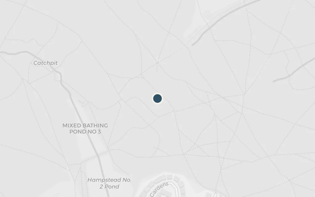 Map of Hampstead Heath today