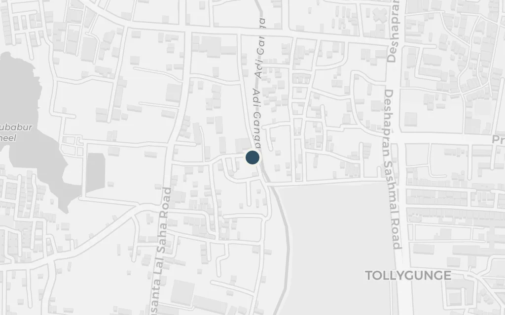 Map of Tollygunge (the return) today