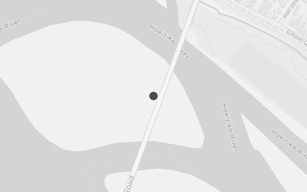 Map of The Hokitika River bar today