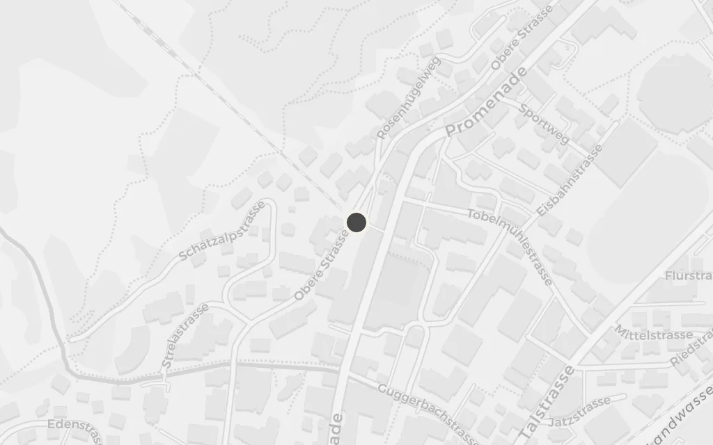 Map of The Berghof sanatorium (the Schatzalp) today