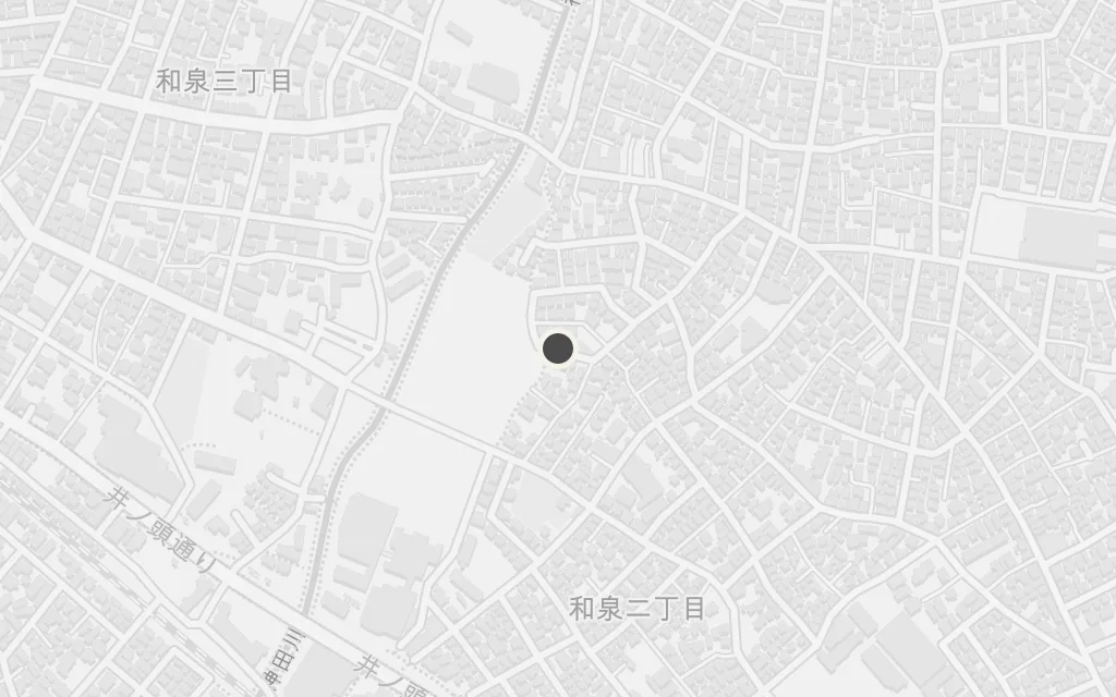 Map of Tokyo (the main house moves) today