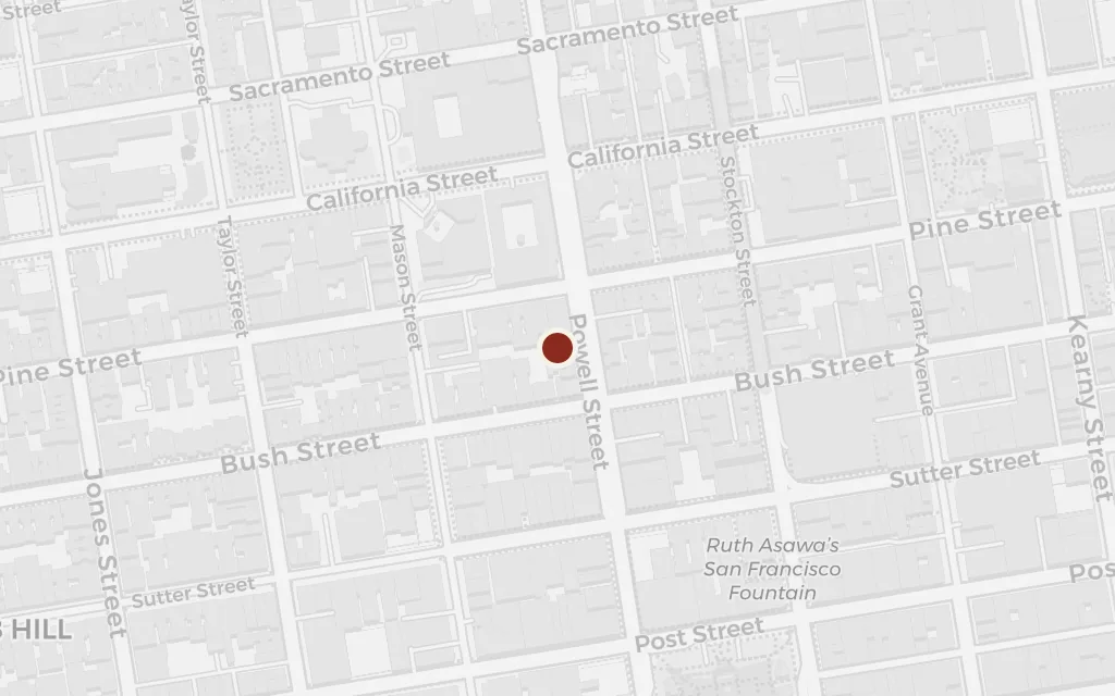 Map of Burritt Alley today