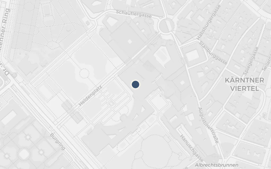 Map of The imperial Hofburg today