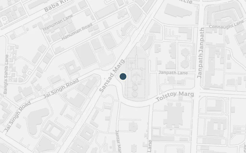 Map of Jantar Mantar today